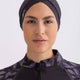 Sleek Swim Turban - Metallic Black - Libra Sport