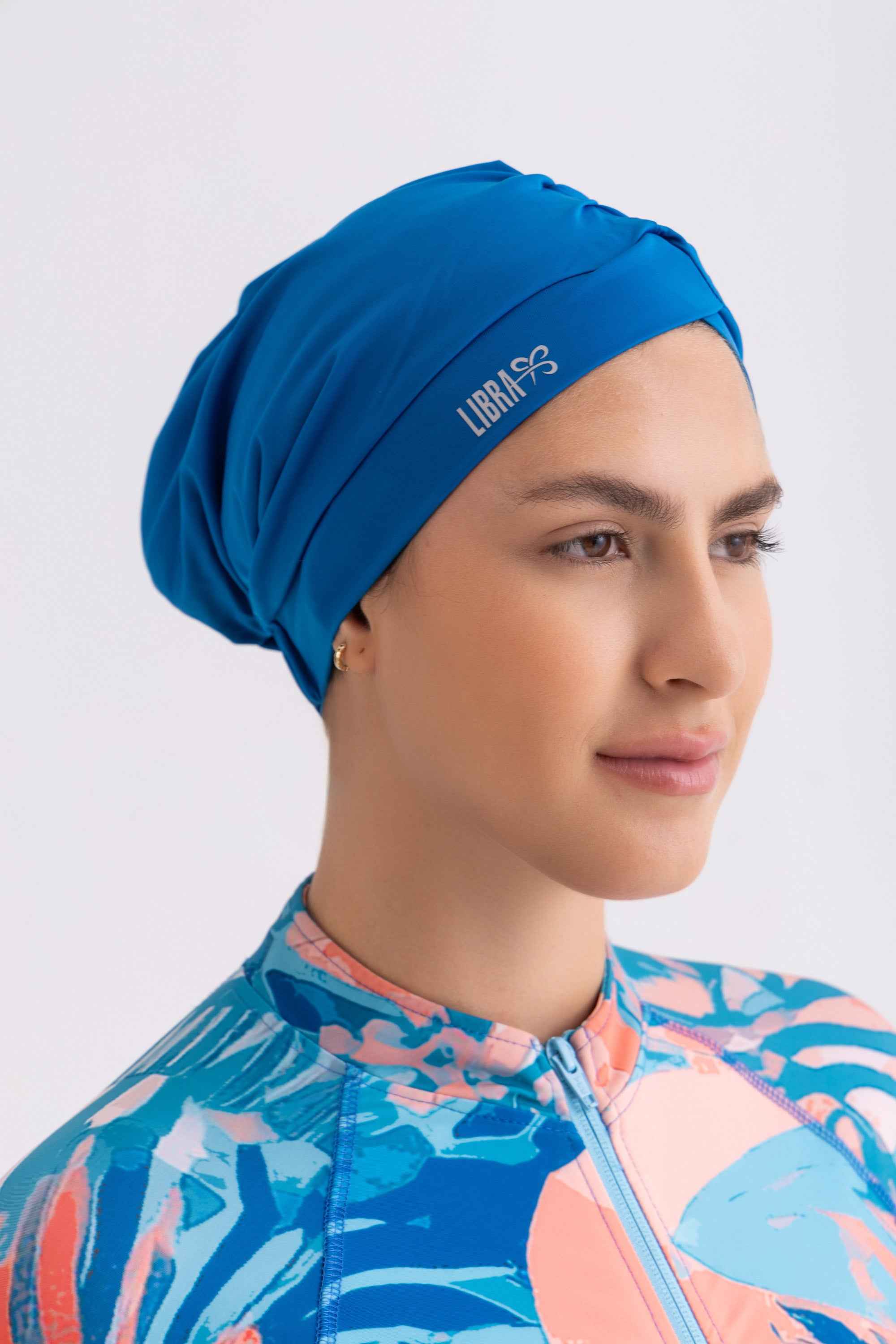 Sleek Swim Turban - Petroleum - Libra Sport