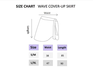 Wave Cover-Up Skirt - Black - Libra Sport