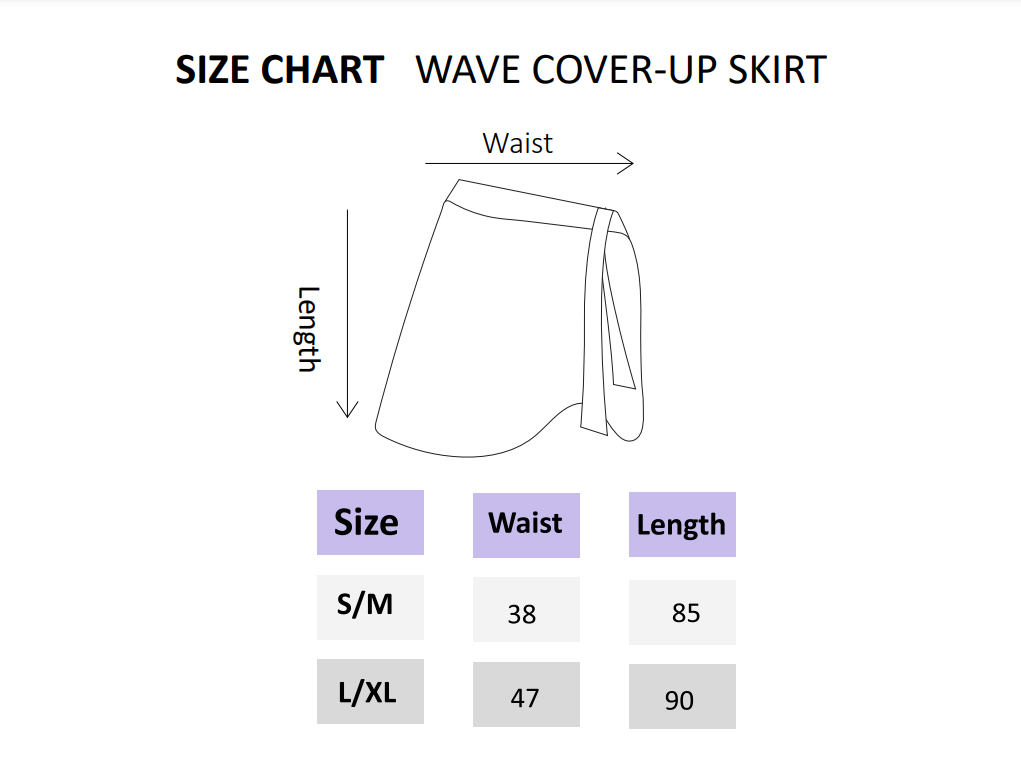 Wave Cover-Up Skirt - Deep Lagoon - Libra Sport