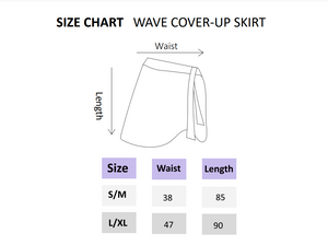 Wave Cover-Up Skirt - Deep Lagoon - Libra Sport