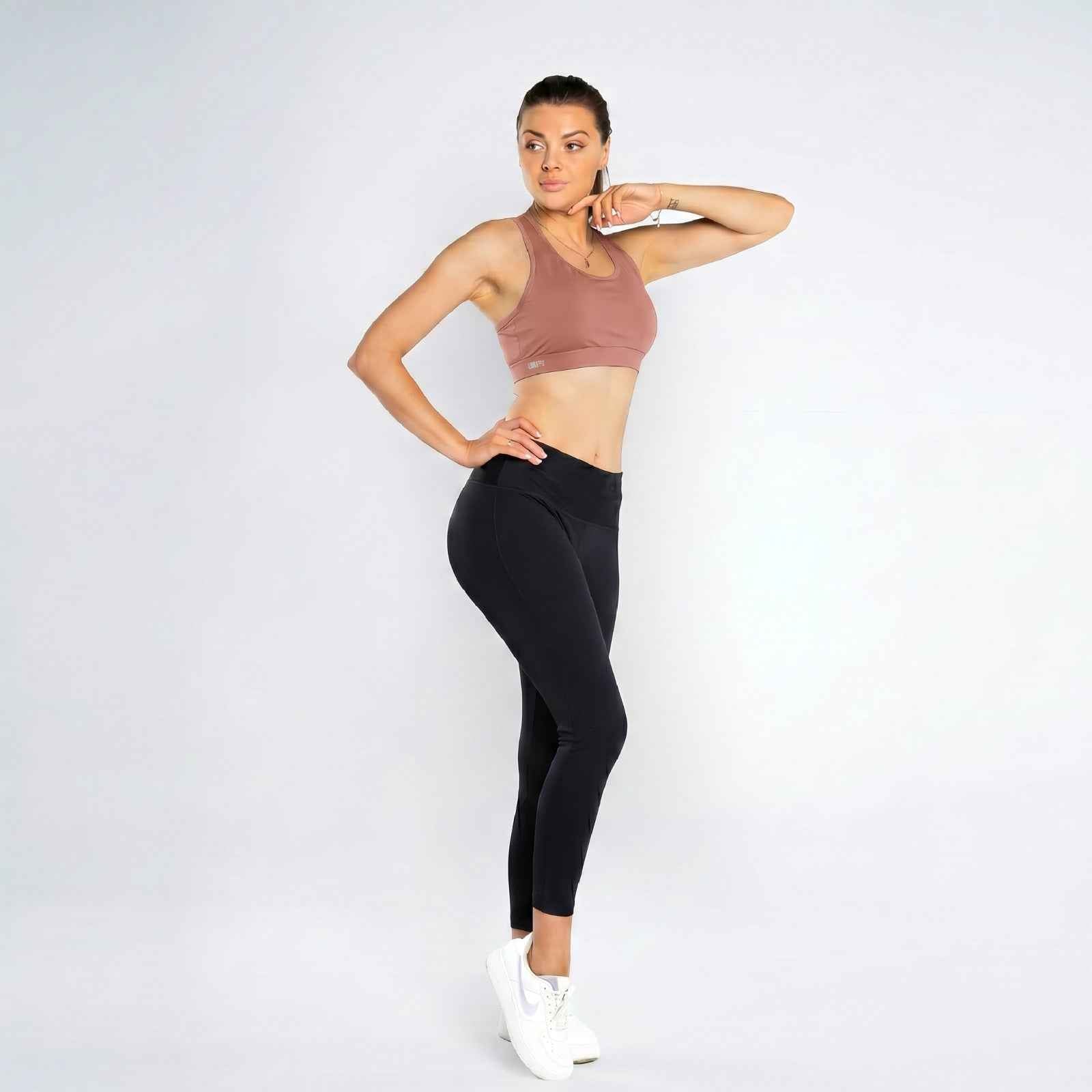 Compression Swim Bra - Italian Clay