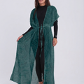 Cover Up Dress - Geomorphic Nautical Blue