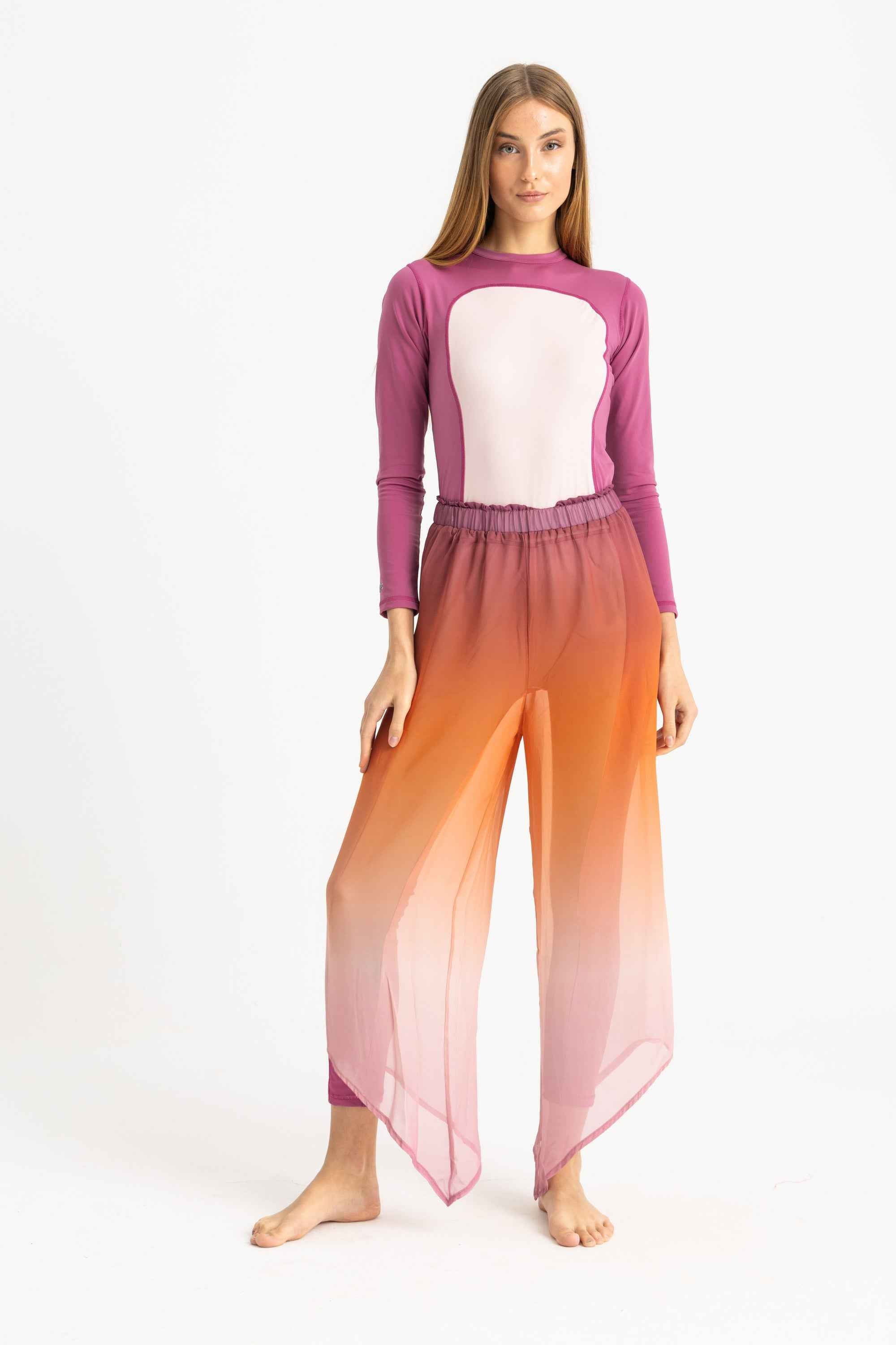 Cover Up Pants - Gradient Sunset - Libra Sport
