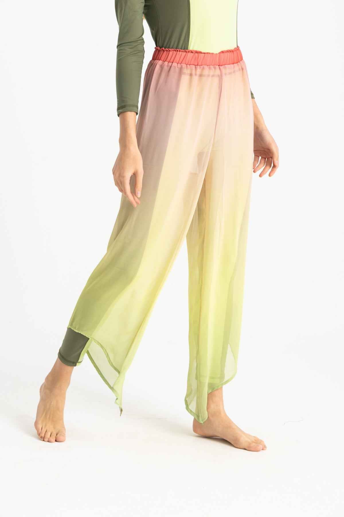 Cover Up Pants - Gradient Red - Libra Sport