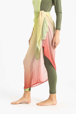 Cover Up Pants - Gradient Red - Libra Sport