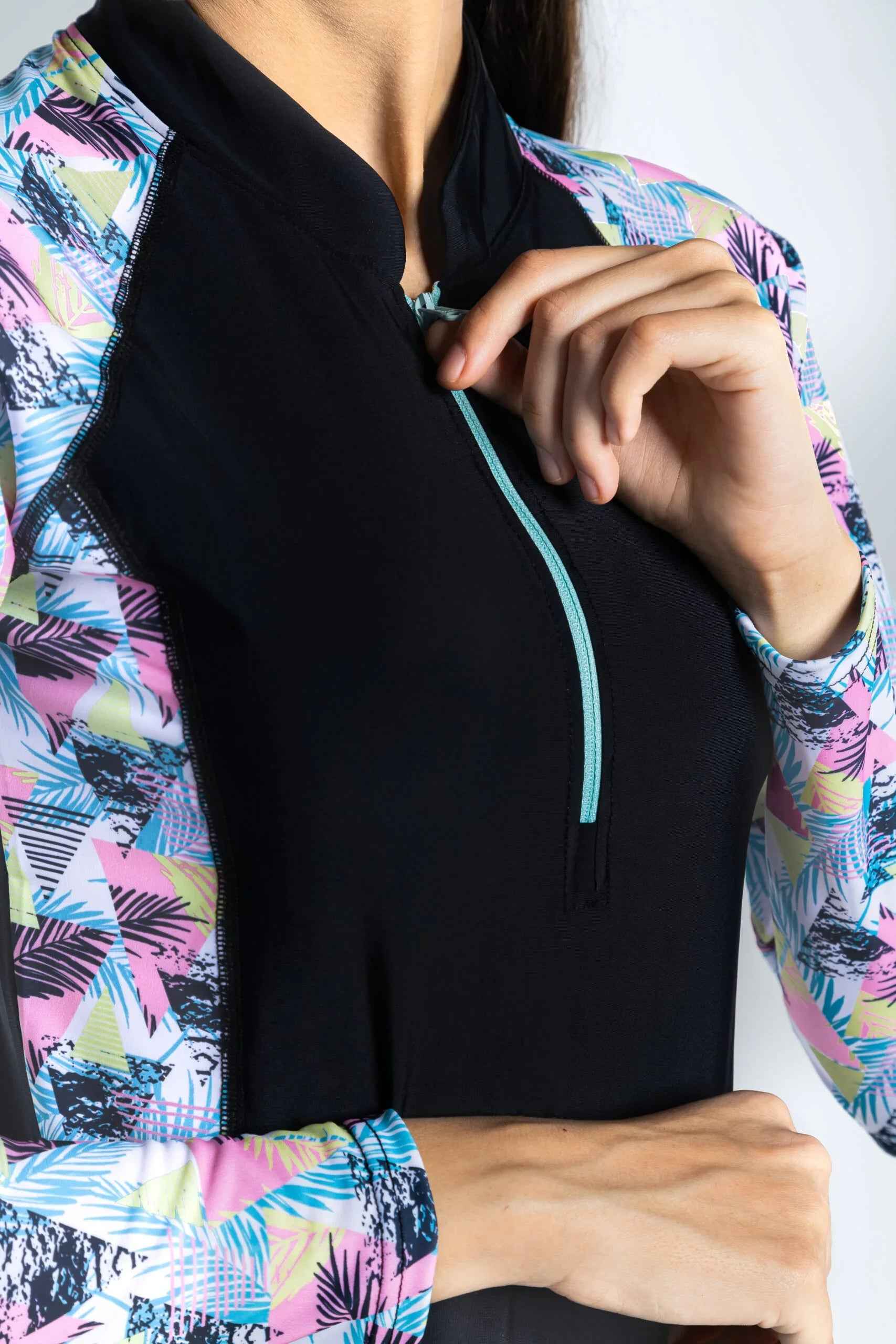 Feel Free Swimsuit -  Geo Black - Libra Sport