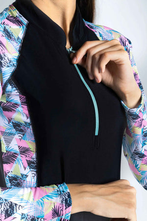 Feel Free Swimsuit -  Geo Black - Libra Sport