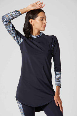 Ocean Sense Swimsuit - Navy Guatemala - Libra Sport