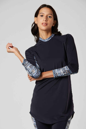 Ocean Sense Swimsuit - Navy Guatemala - Libra Sport