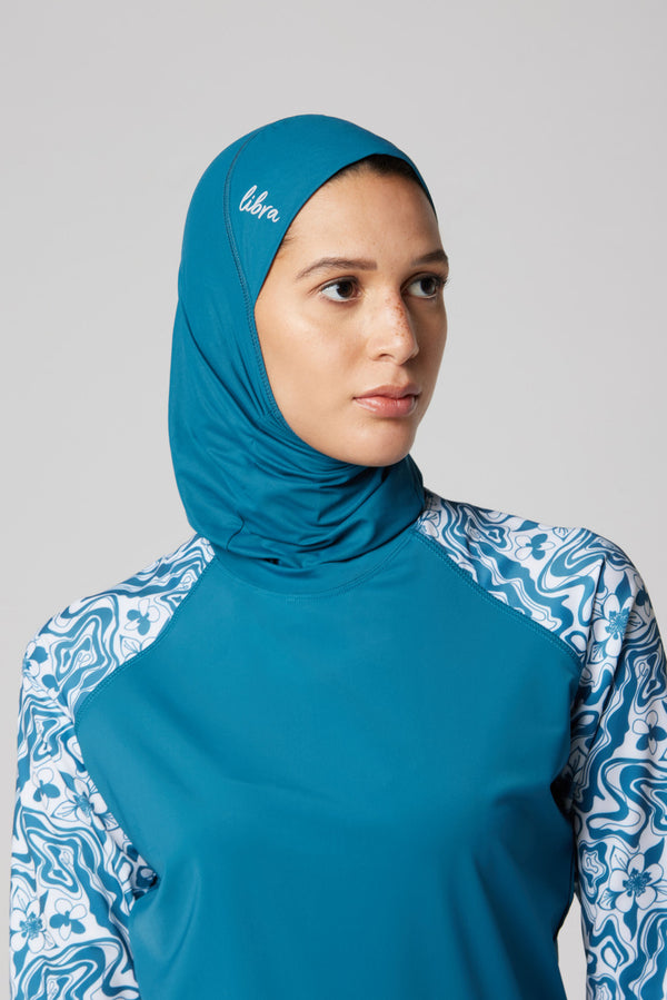 Ultra-Fit Swim Hijab - Deep Lagoon