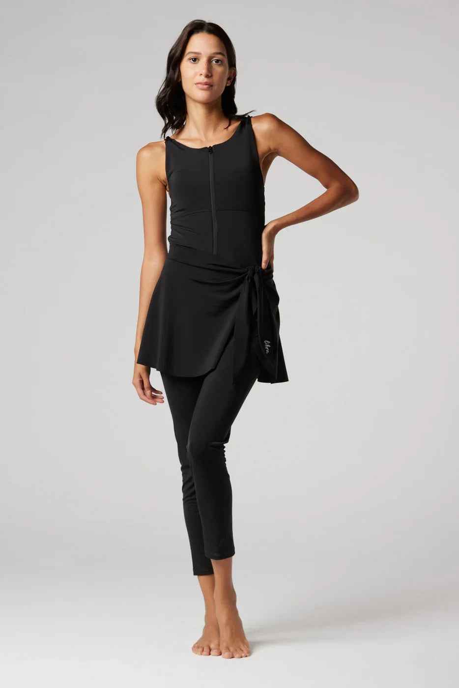 Wave Cover-Up Skirt - Black - Libra Sport