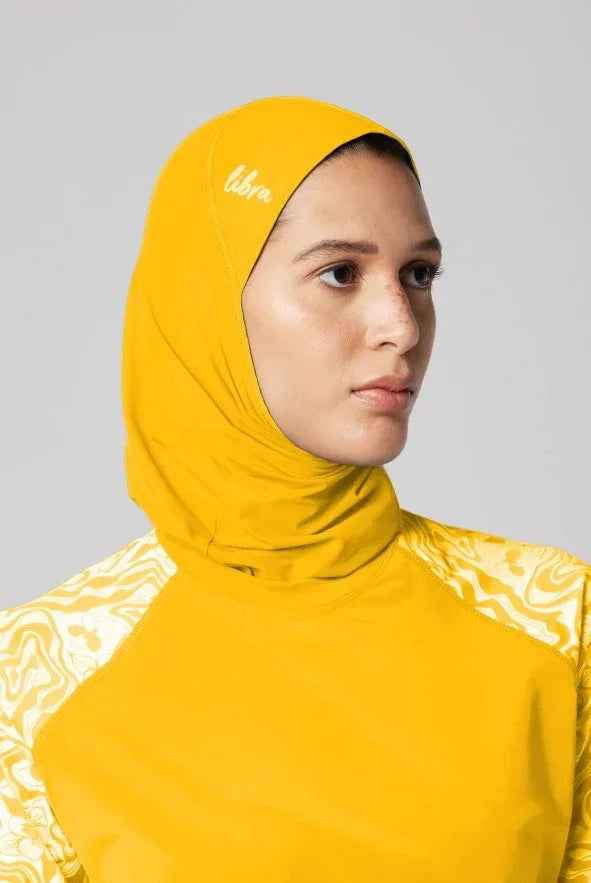 Ultra-Fit Swim Hijab - Mango Yellow - Libra Sport
