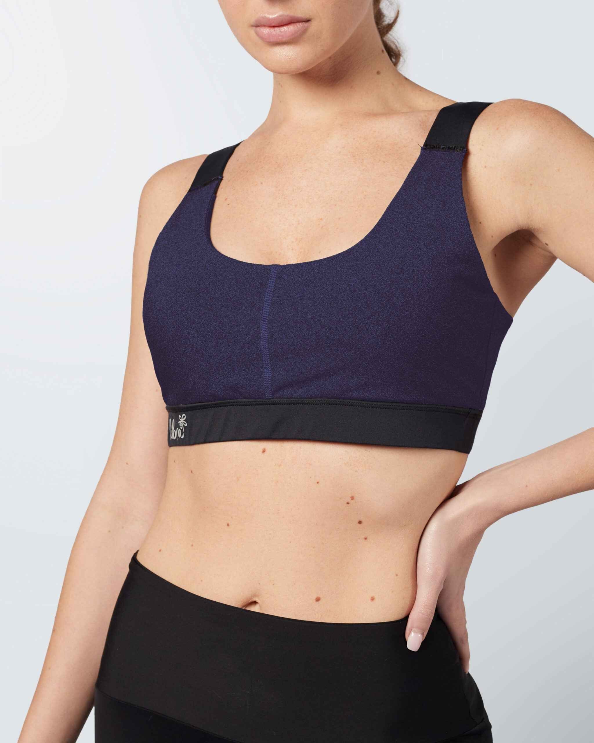 Heather Sports Bra -Vintage Violet - Libra Sport